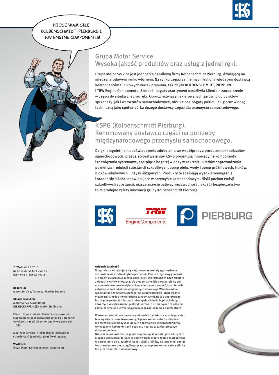 Na rynku części zamiennych jest ona wiodącym dostawcą komponentów silnikowych marek premium, takich jak KOLBENSCHMIDT, PIERBURG i TRW Engine Components.