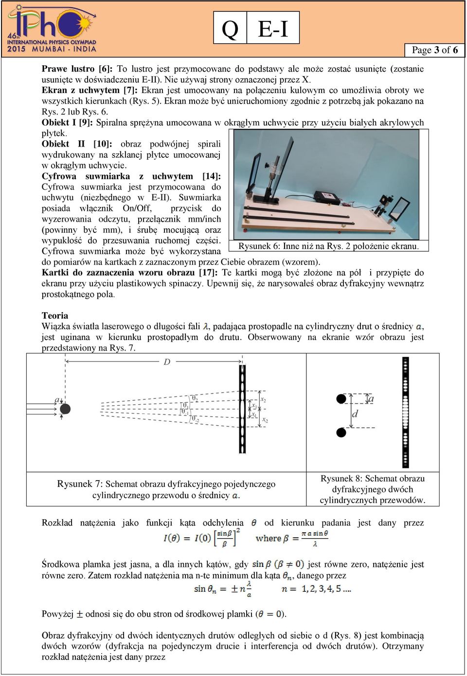 6. Obiekt I [9]: Spiralna sprężyna umocowana w okrągłym uchwycie przy użyciu białych akrylowych płytek.