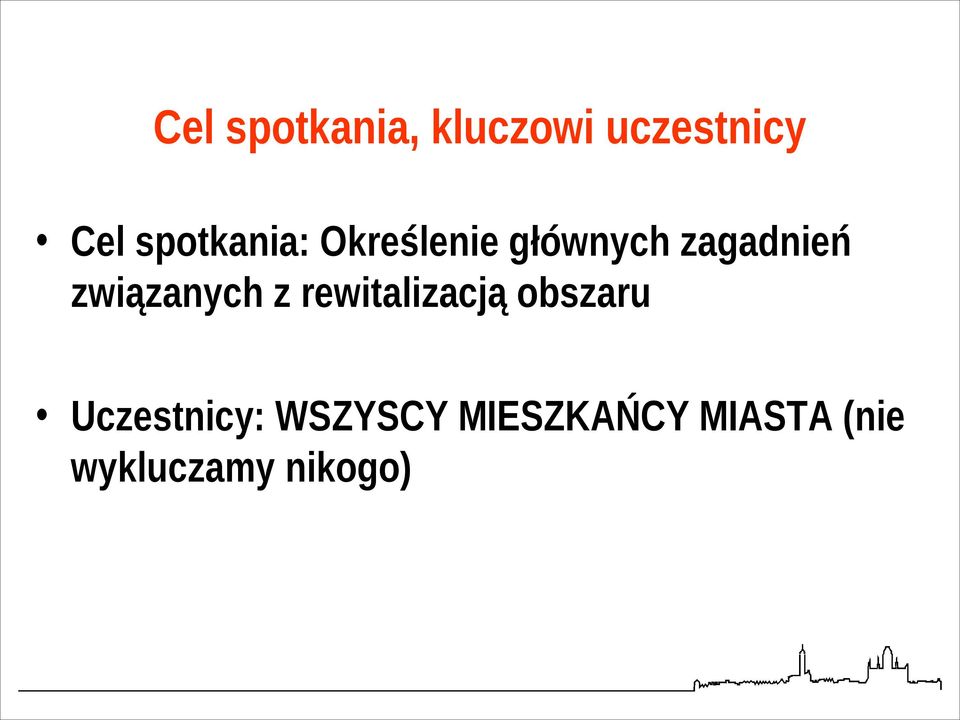 związanych z rewitalizacją obszaru