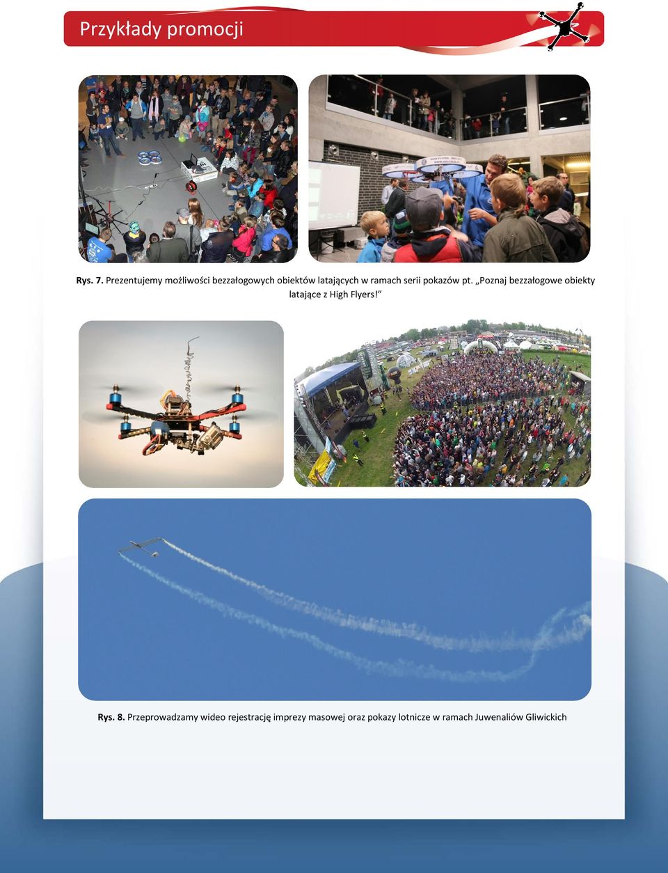 serii pokazów pt. Poznaj bezzałogowe obiekty latające z High Flyers!