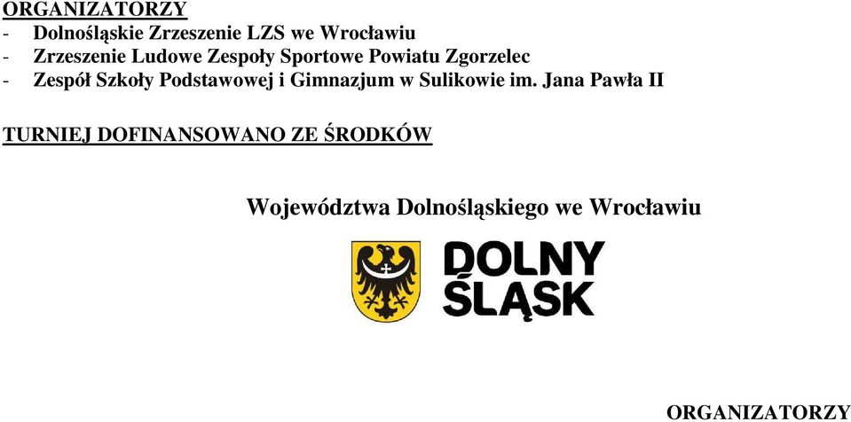 Szkoły Podstawowej i Gimnazjum w Sulikowie im.