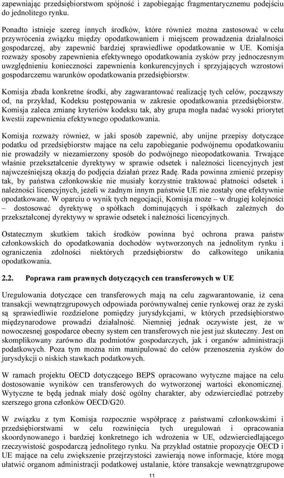 sprawiedliwe opodatkowanie w UE.