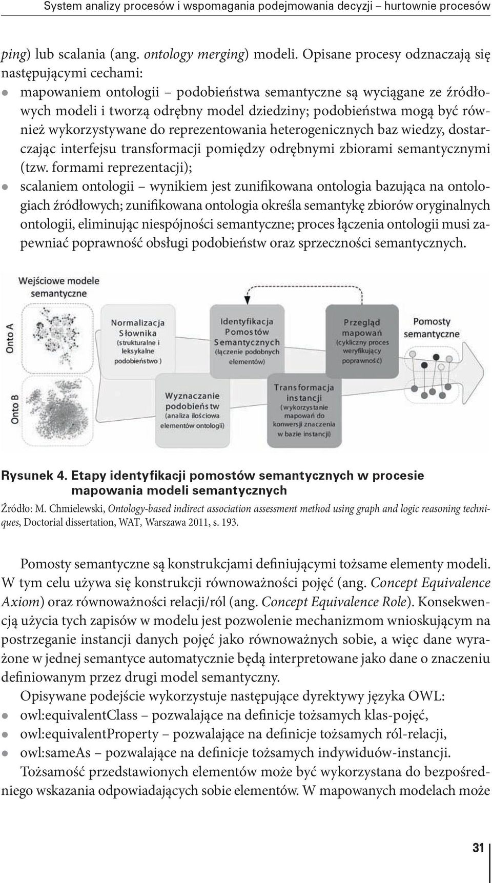 wykorzystywane do reprezentowania heterogenicznych baz wiedzy, dostarczając interfejsu transformacji pomiędzy odrębnymi zbiorami semantycznymi (tzw.