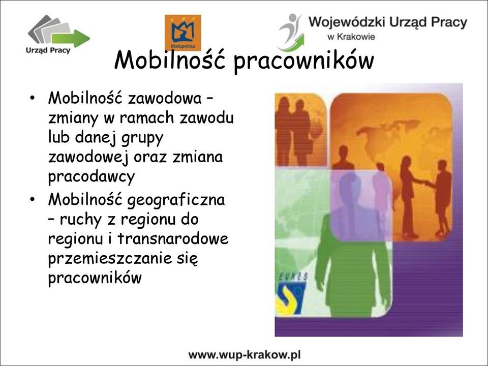 pracodawcy Mobilność geograficzna ruchy z regionu do