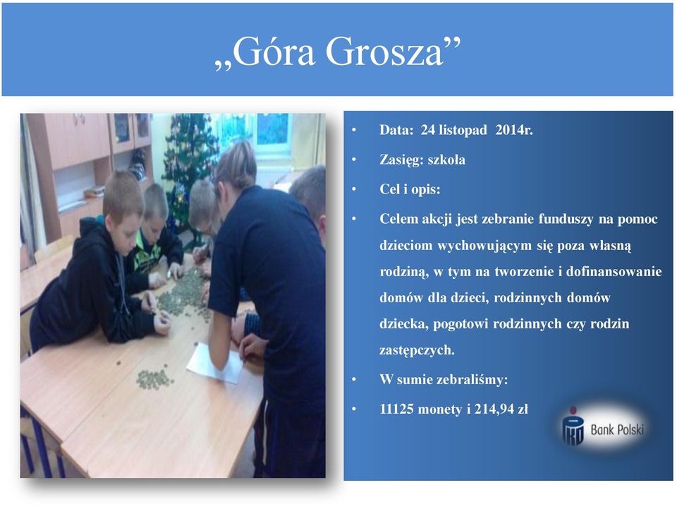 wychowującym się poza własną rodziną, w tym na tworzenie i dofinansowanie