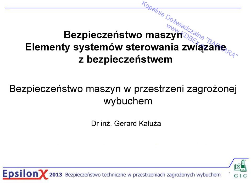 Bezpieczeństwo maszyn w przestrzeni