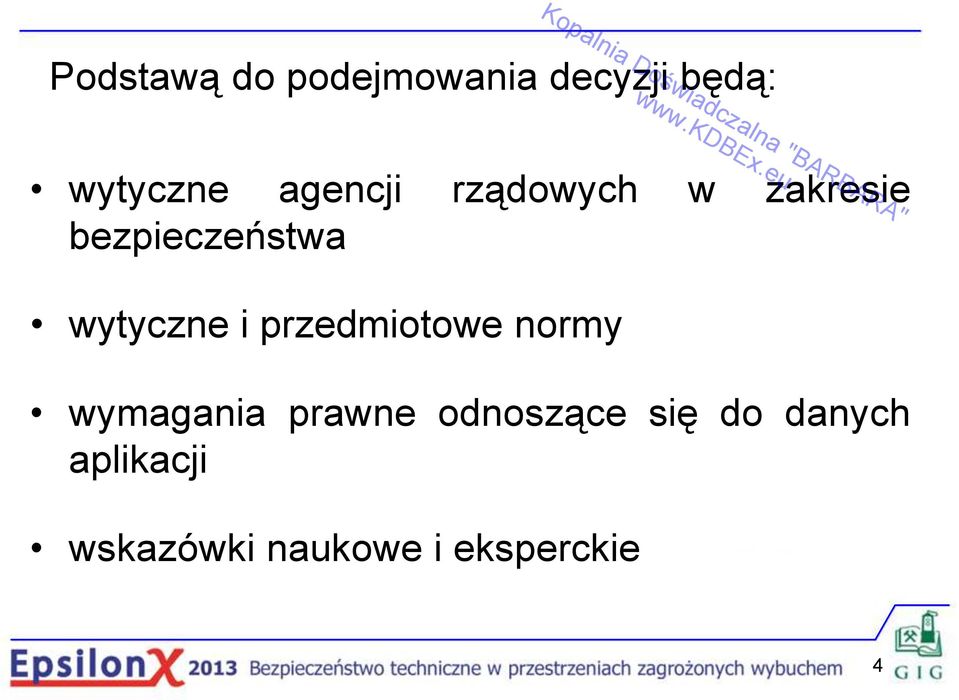 wytyczne i przedmiotowe normy wymagania prawne