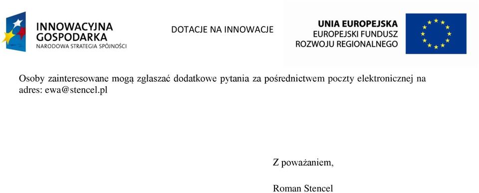 pośrednictwem poczty
