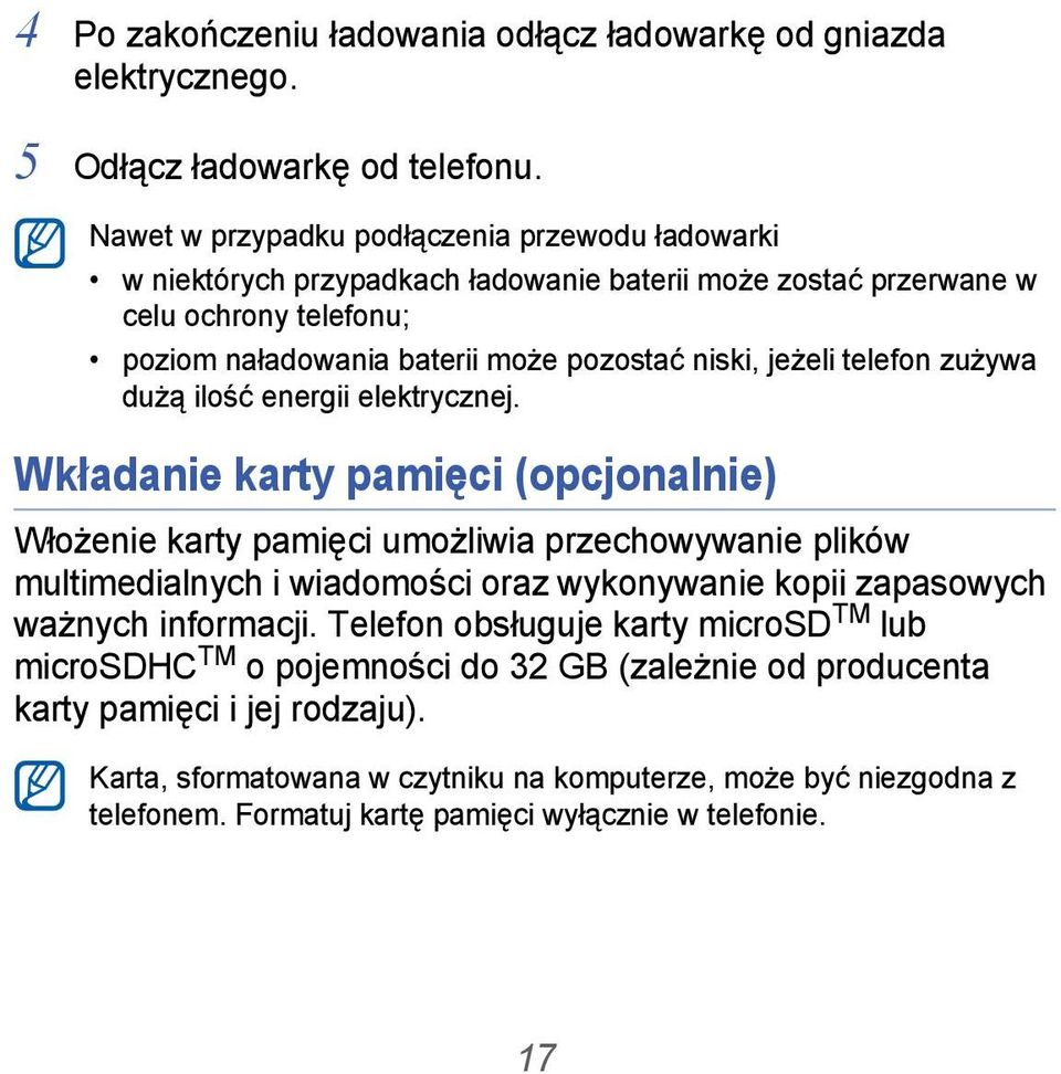telefon zużywa dużą ilość energii elektrycznej.