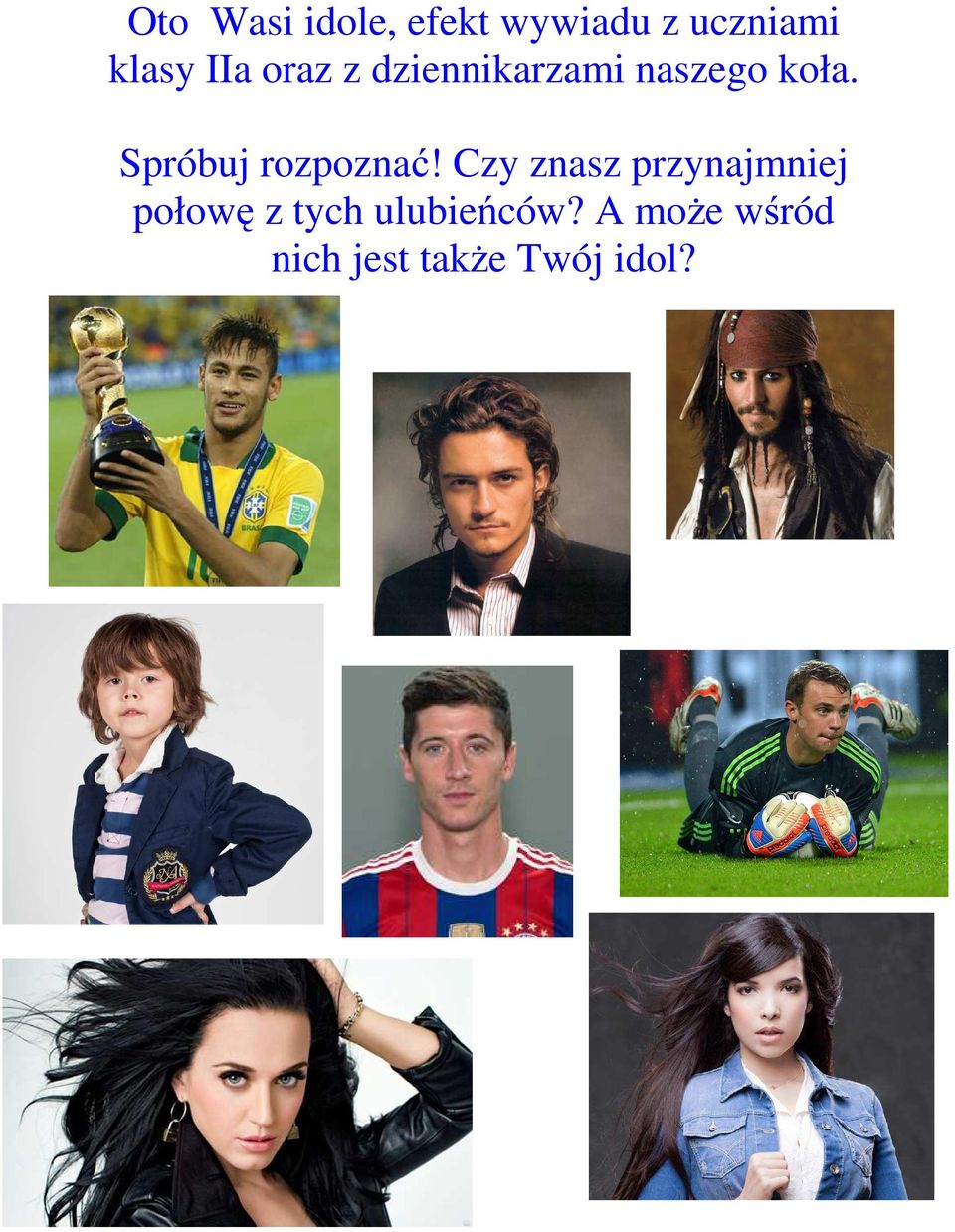 Spróbuj rozpoznać!