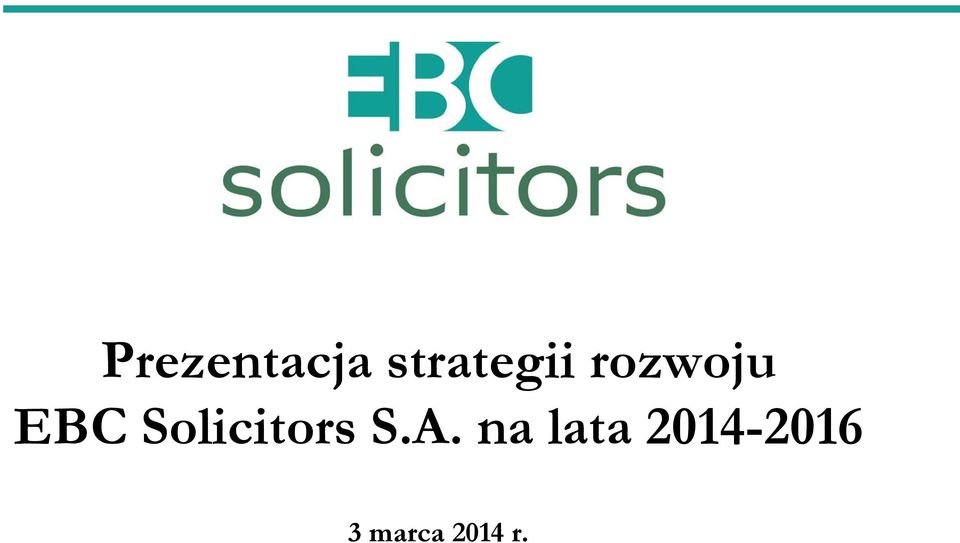 EBC Solicitors S.A.
