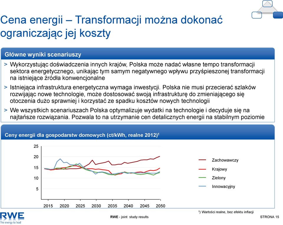 Polska nie musi przecierać szlaków rozwijając nowe technologie, może dostosować swoją infrastrukturę do zmieniającego się otoczenia dużo sprawniej i korzystać ze spadku kosztów nowych technologii >