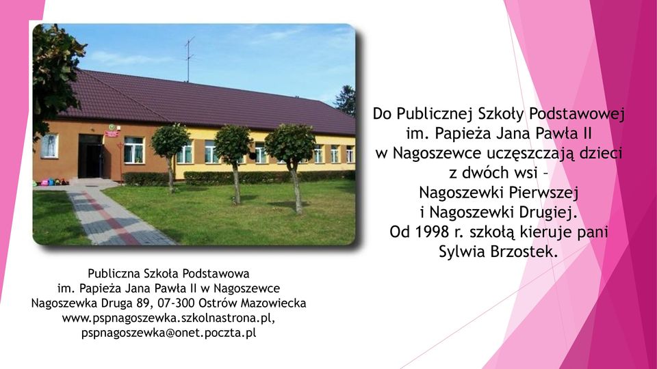 pspnagoszewka.szkolnastrona.pl, pspnagoszewka@onet.poczta.