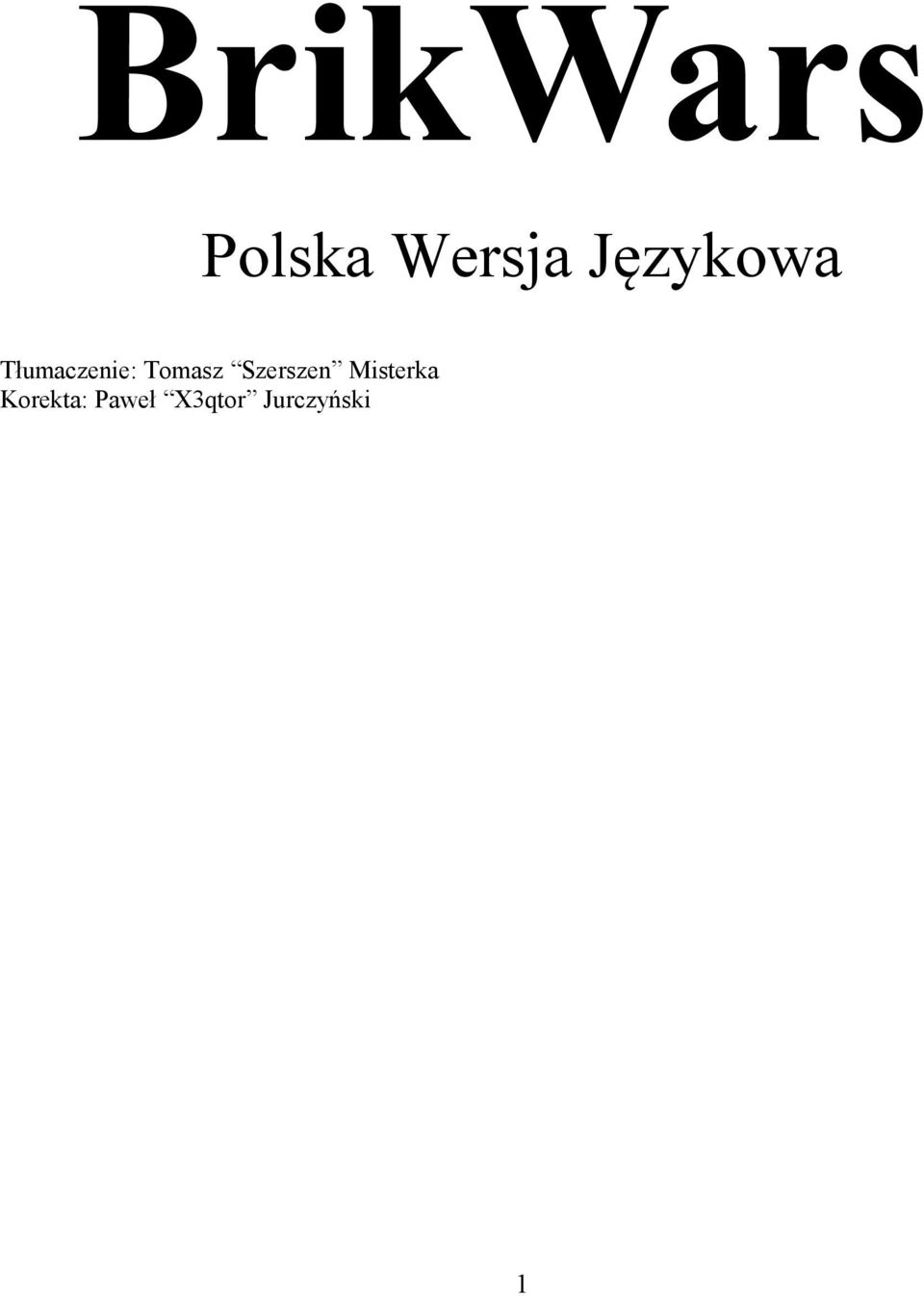 Tomasz Szerszen Misterka