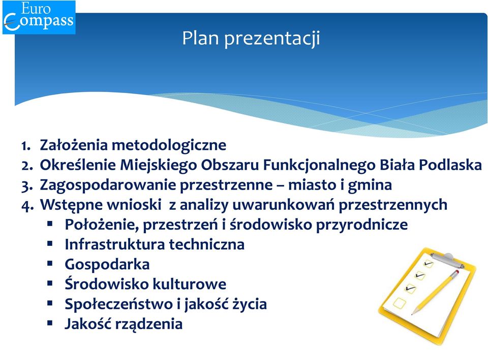 Zagospodarowanie przestrzenne miasto i gmina 4.