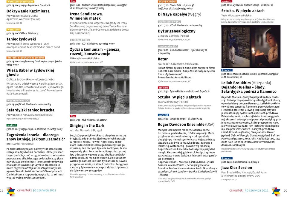 Jakuba Wieża Babel w żydowskiej głowie Oblicza żydowskiej wielojęzyczności W spotkaniu udział wezmą: Karolina Szymaniak, Agata Kondrat, redaktorki Cwiszn.