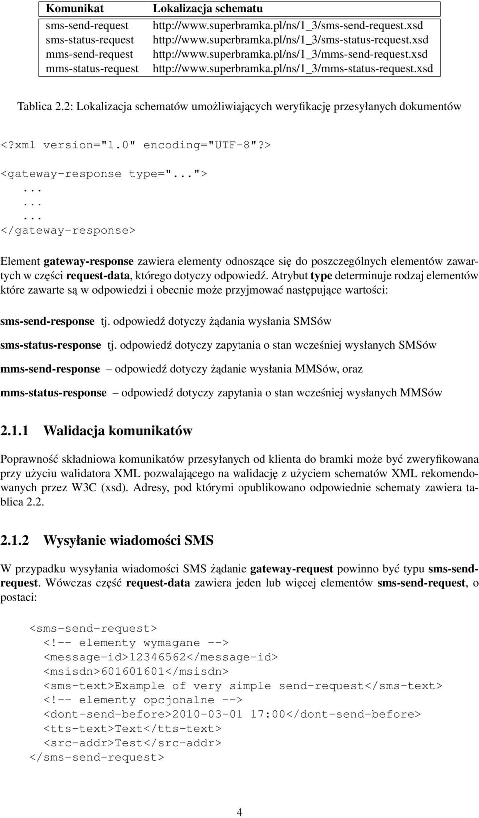 2: Lokalizacja schematów umożliwiających weryfikację przesyłanych dokumentów <?xml version="1.0" encoding="utf-8"?