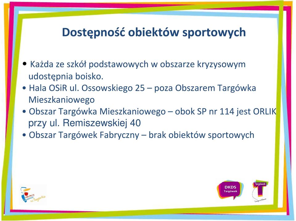 Ossowskiego 25 poza Obszarem Targówka Mieszkaniowego Obszar Targówka