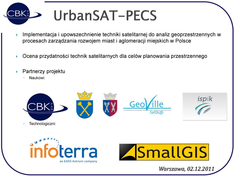 aglomeracji miejskich w Polsce Ocena przydatności technik