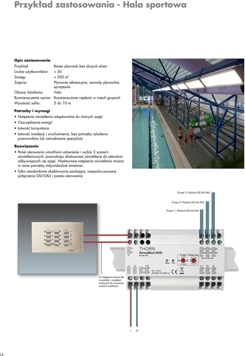 Oszczędzanie energii Łatwość korzystania Łatwość instalacji i uruchomienia, bez potrzeby szkolenia pracowników lub zatrudniania specjalisty Rozwiązanie Panel sterowania umożliwia ustawienie i wybór 3