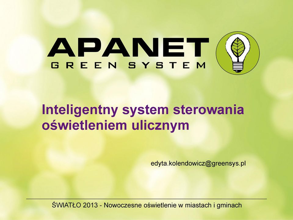 oświetleniem