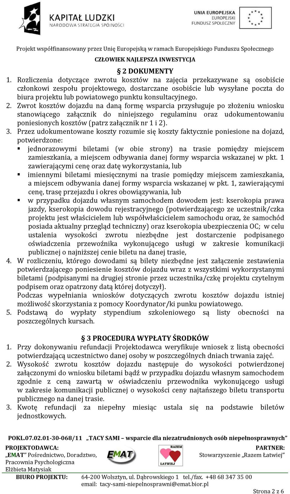 konsultacyjnego. 2.