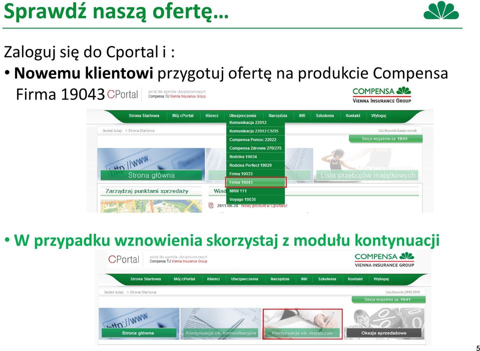 ofertę na produkcie Compensa Firma 19043 W