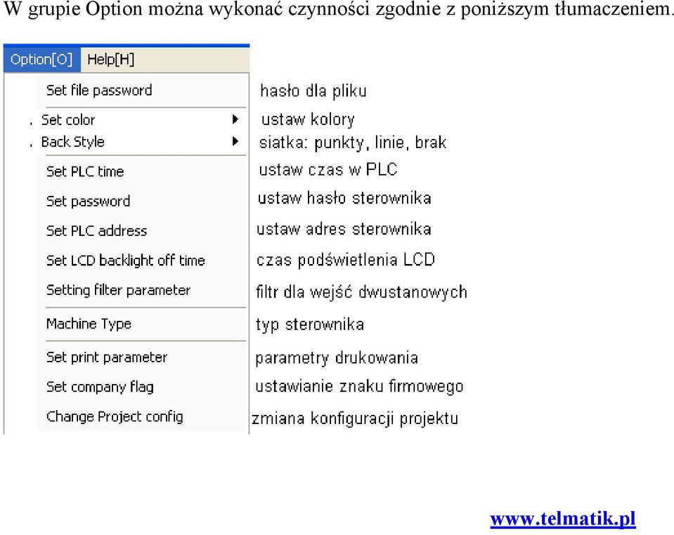 zgodnie z poniższym