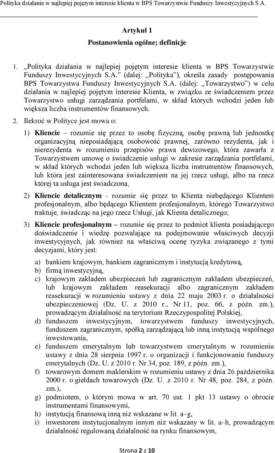 liczba instrumentów finansowych. 2.