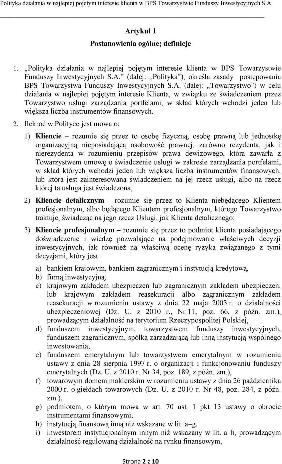 liczba instrumentów finansowych. 2.