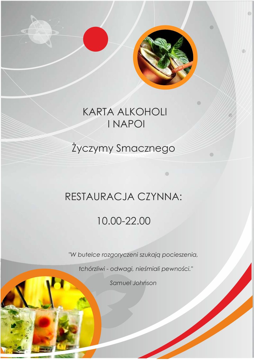 00 "W butelce rozgoryczeni szukają
