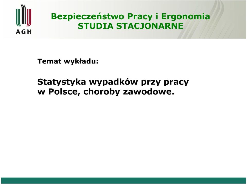 Temat wykładu: Statystyka