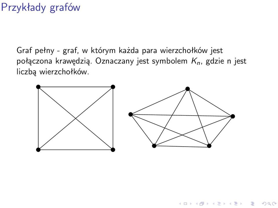 połączona krawędzią.