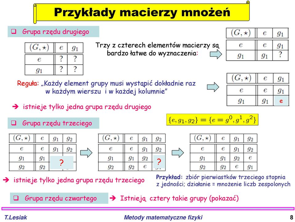 rzędu trzeciego?