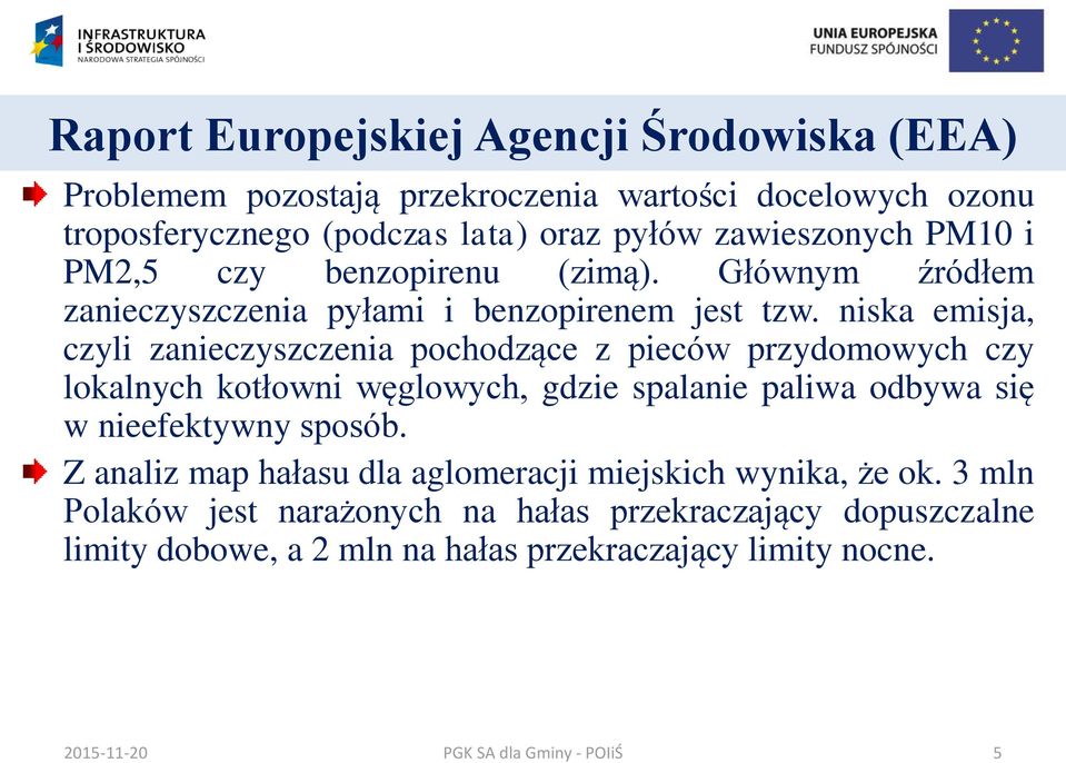niska emisja, czyli zanieczyszczenia pochodzące z pieców przydomowych czy lokalnych kotłowni węglowych, gdzie spalanie paliwa odbywa się w nieefektywny