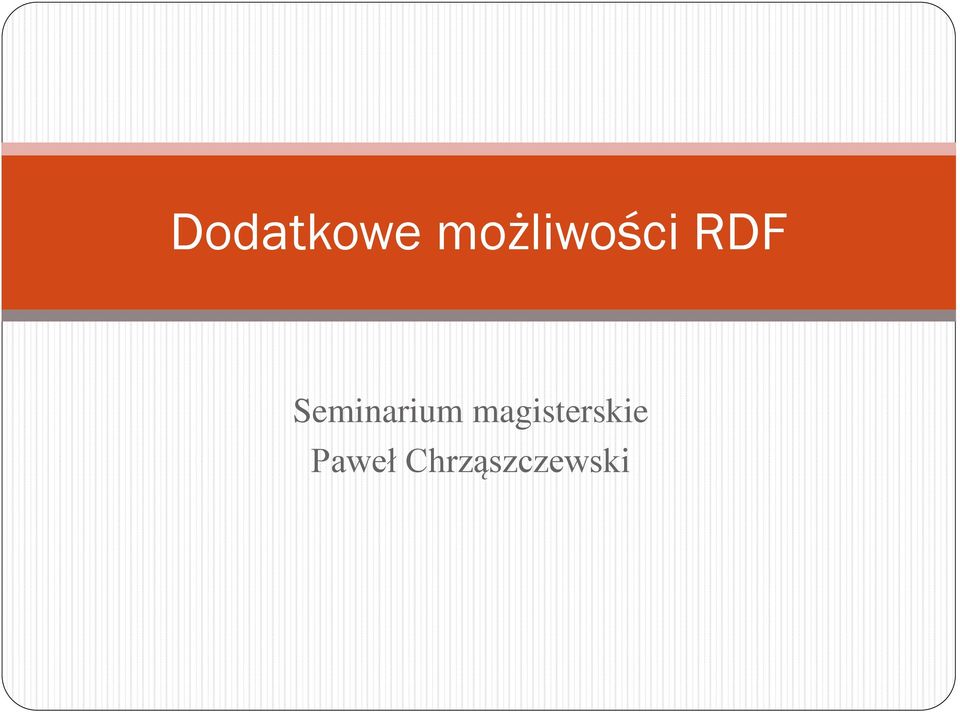 Seminarium