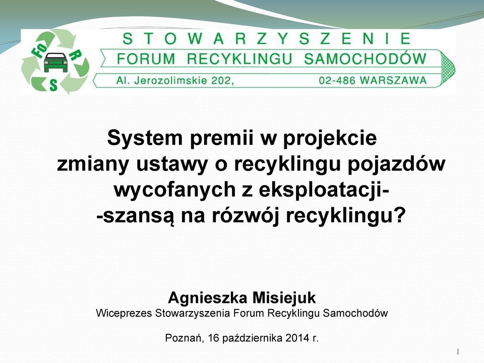 recyklingu?