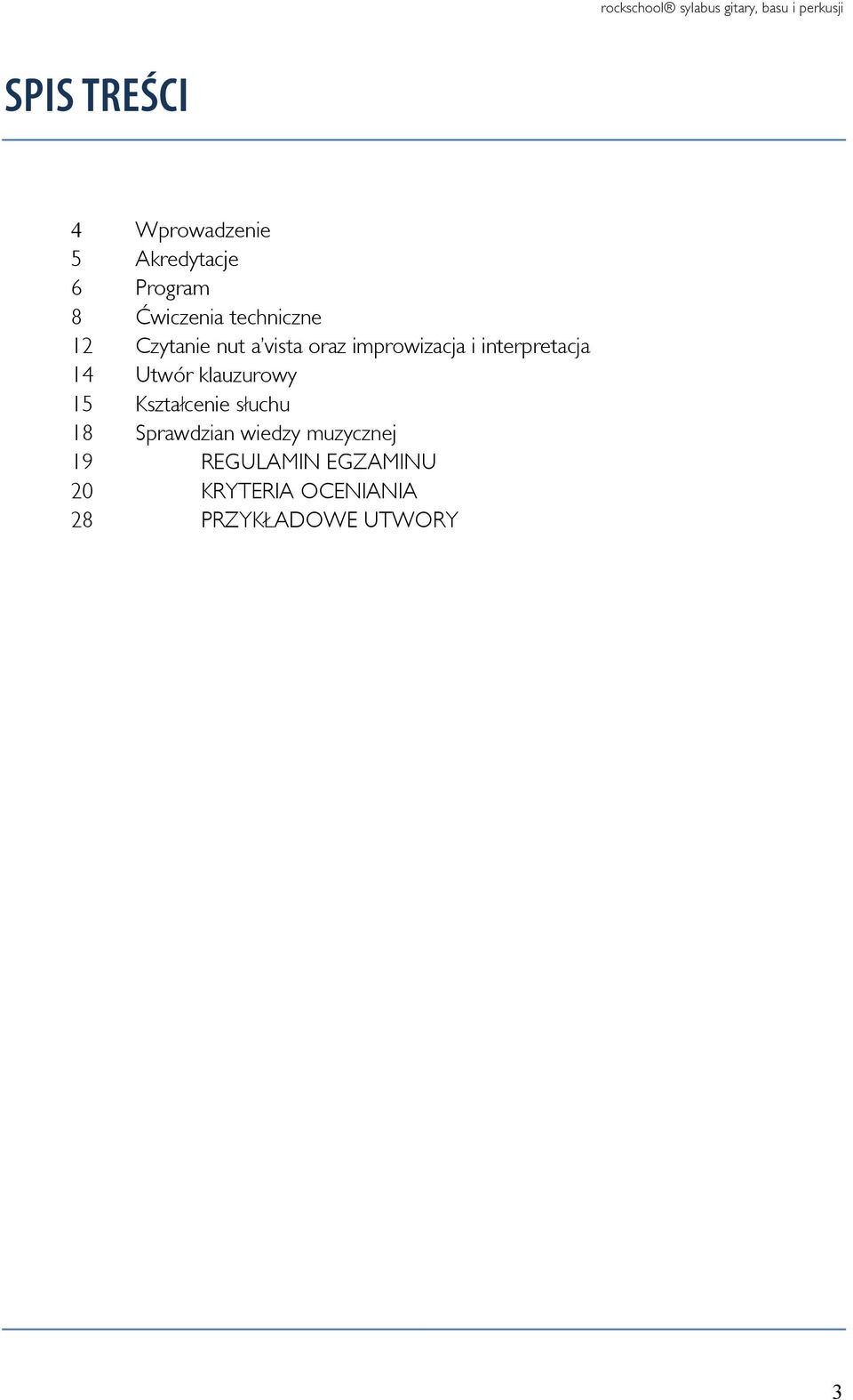 interpretacja 14 Utwór klauzurowy 15 Kształcenie słuchu 18