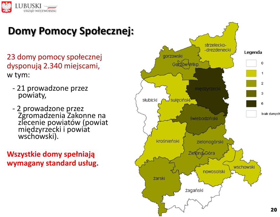 przez Zgromadzenia Zakonne na zlecenie powiatów (powiat