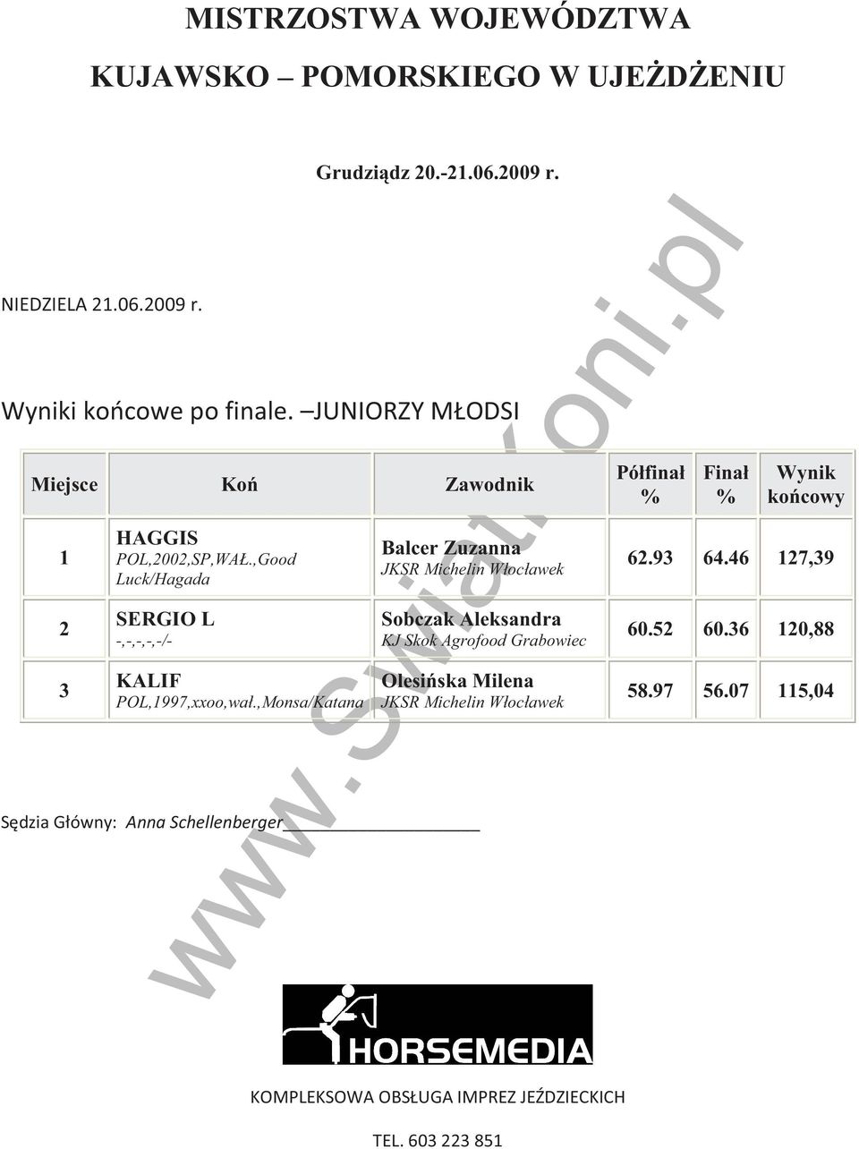 ,Good Luck/Hagada SERGIO L KALIF POL,997,xxoo,wał.