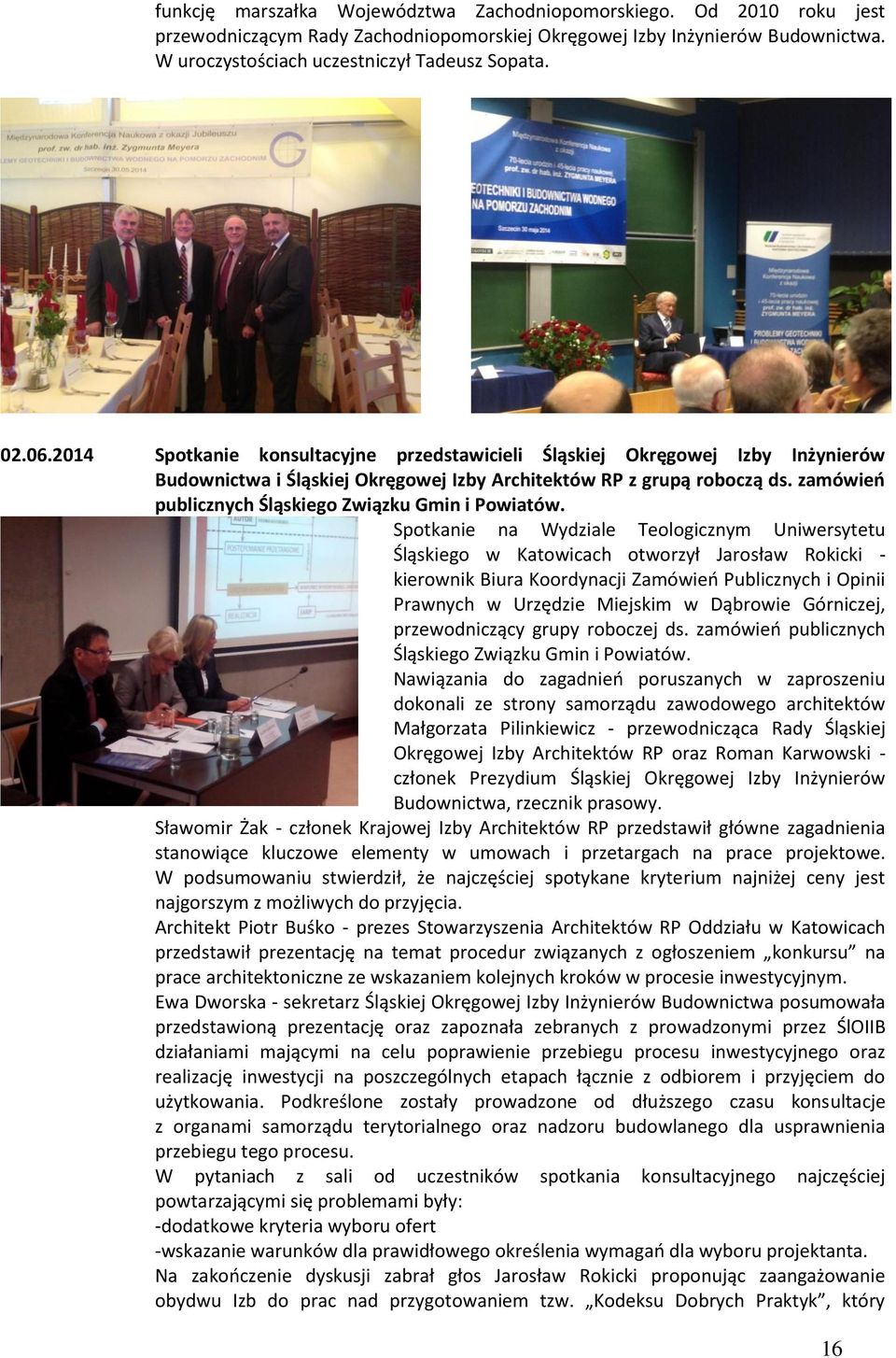 zamówień publicznych Śląskiego Związku Gmin i Powiatów.