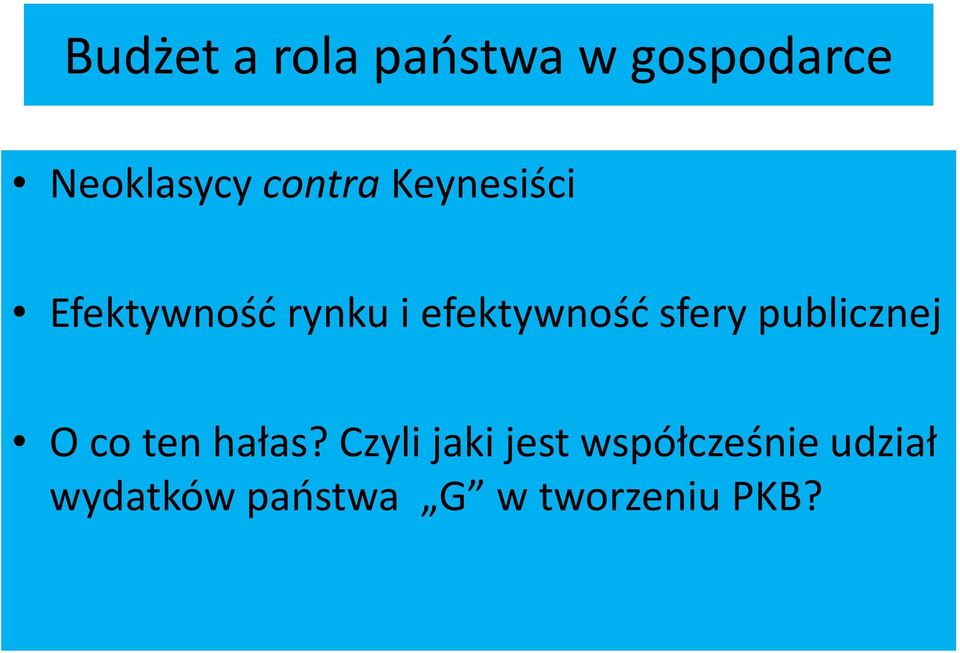 sfery publicznej O co ten hałas?