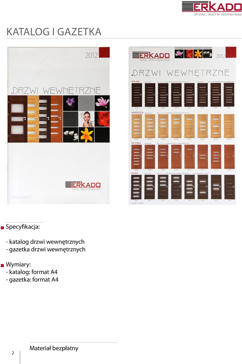 wewnętrznych - katalog: format A4