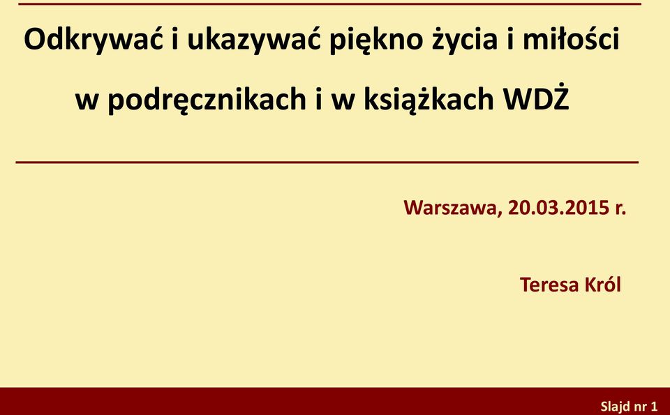 podręcznikach i w książkach