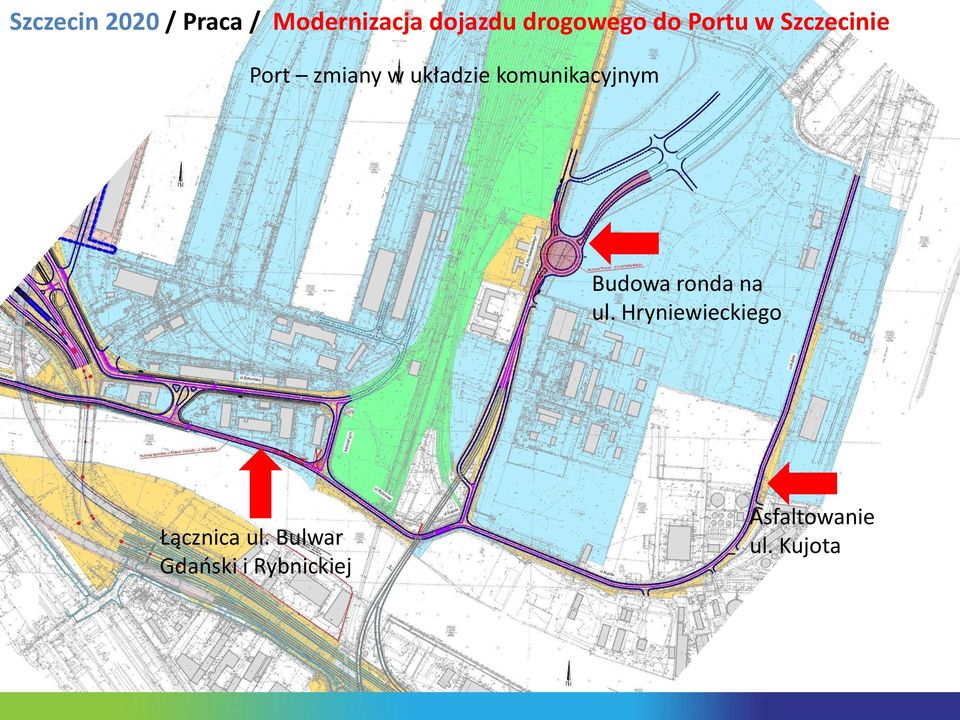 układzie komunikacyjnym Budowa ronda na ul.