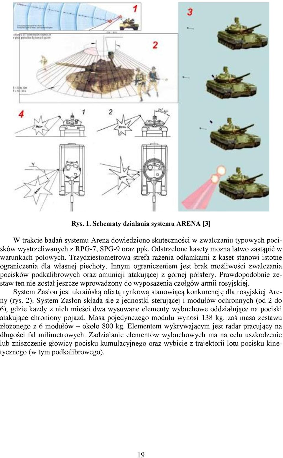 Innym ograniczeniem jest brak możliwości zwalczania pocisków podkalibrowych oraz amunicji atakującej z górnej półsfery.