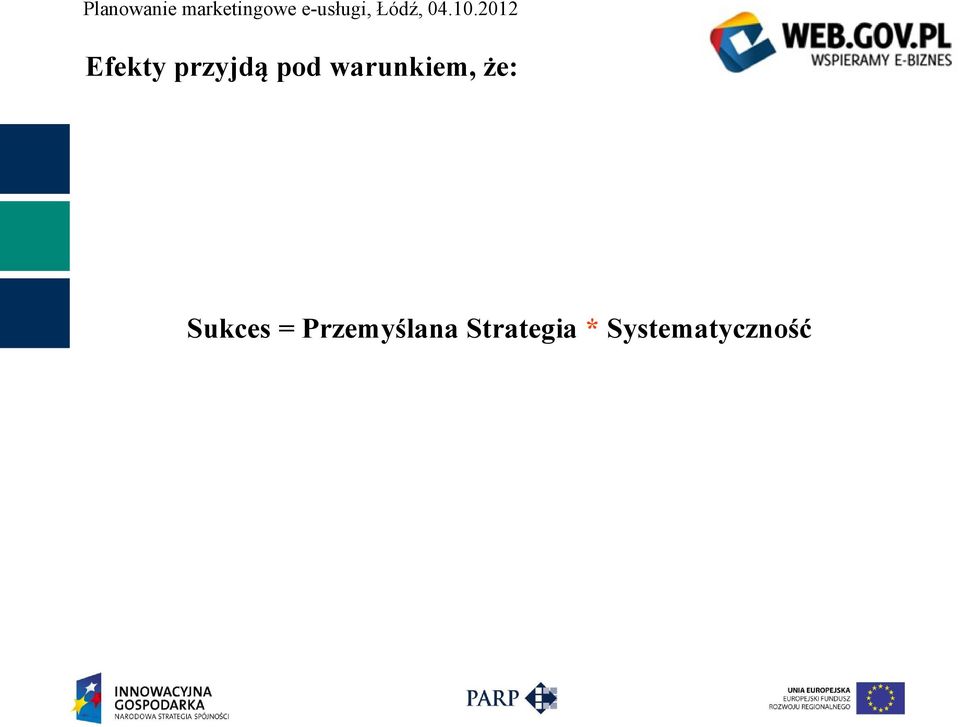 Sukces = Przemyślana