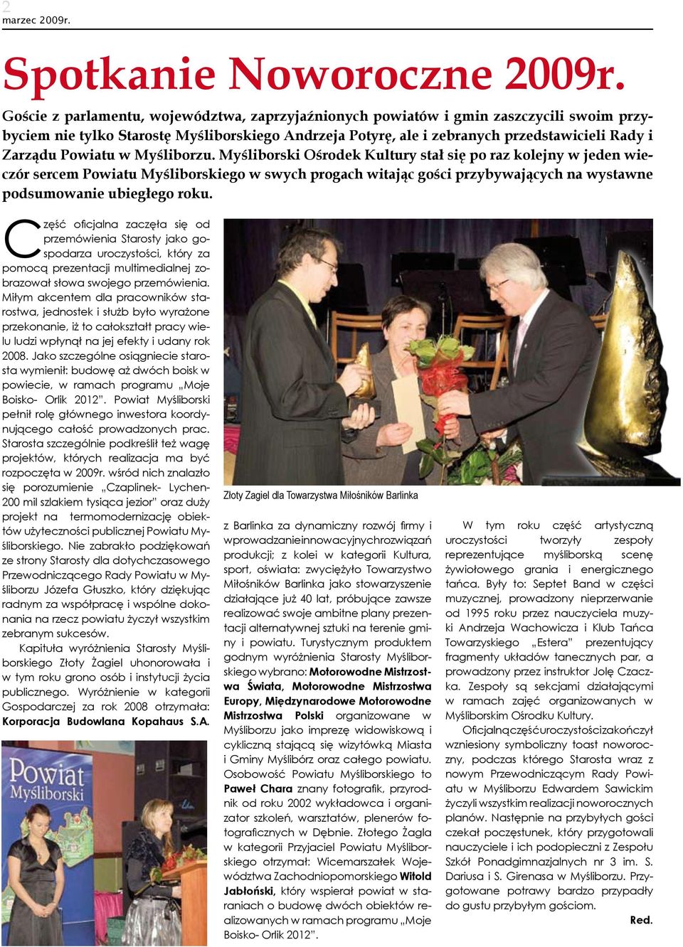 Powiatu w Myśliborzu.