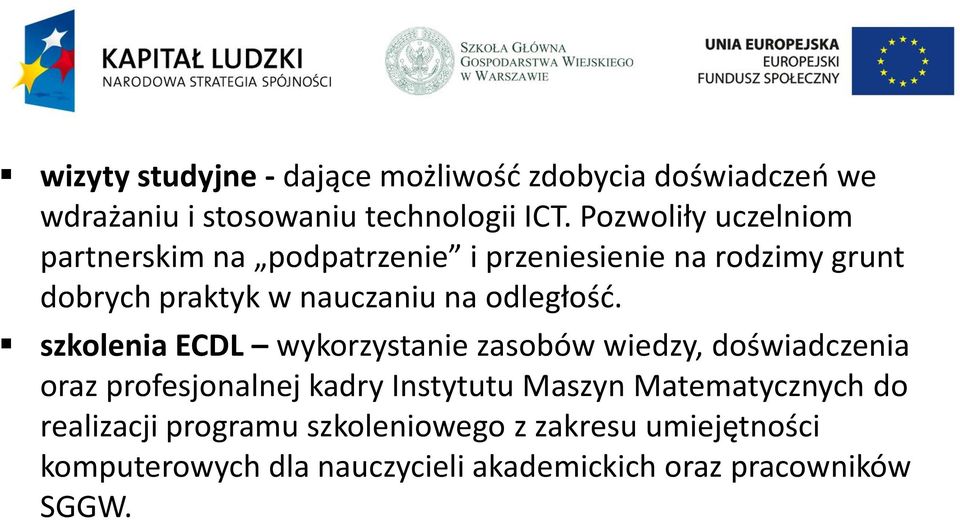 odległość.