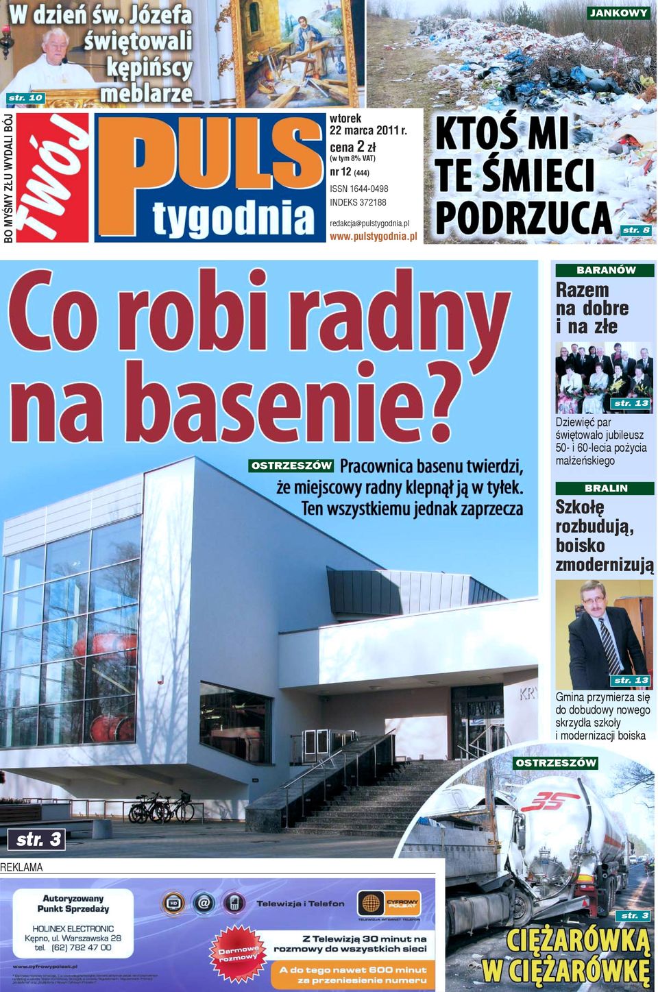 8 BARANÓW Razem na dobre i na z³e OSTRZESZÓW str.